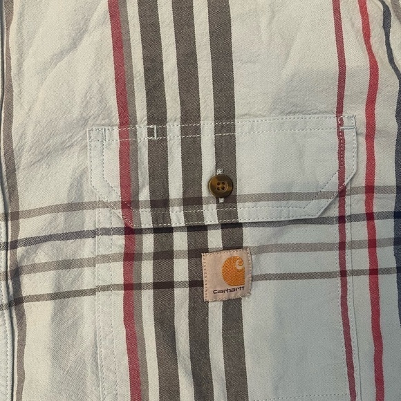 Carhartt Plaid Button Down Size 2XL - Picture 5 of 5